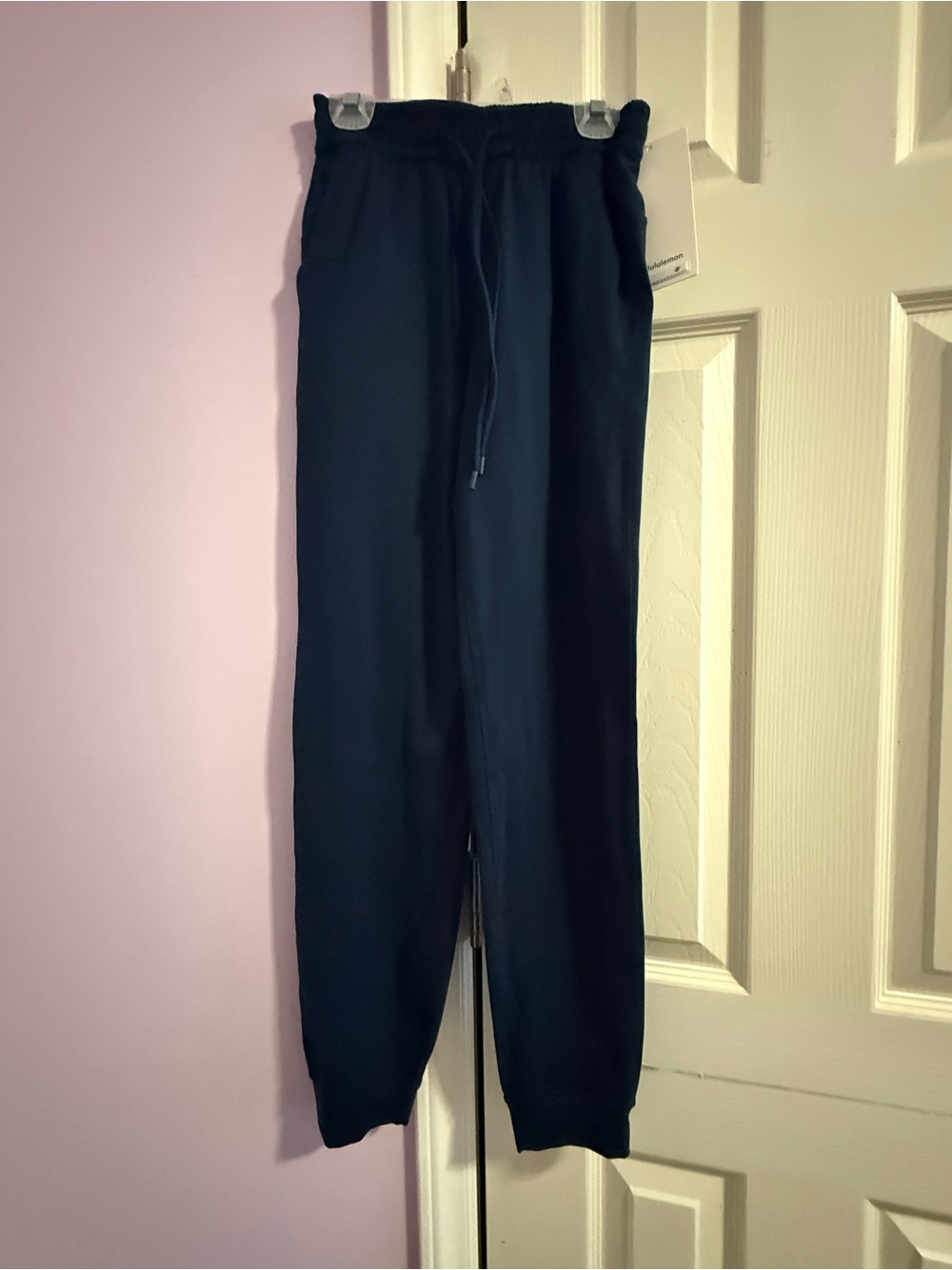 lululemon athletica Dark Navy Drawstring Joggers size 0 $50